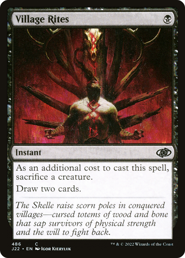 Village Rites [Jumpstart 2022] | Cards and Coasters CA