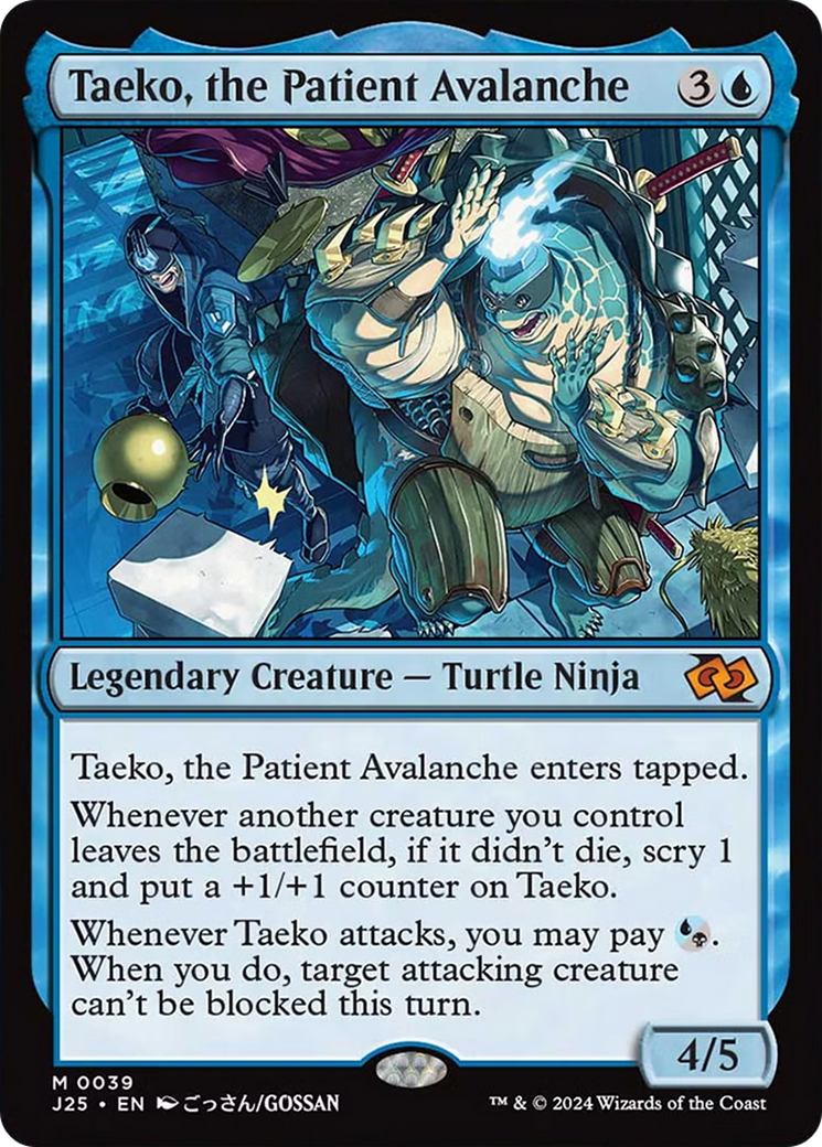 Taeko, the Patient Avalanche [Foundations Jumpstart] | Cards and Coasters CA