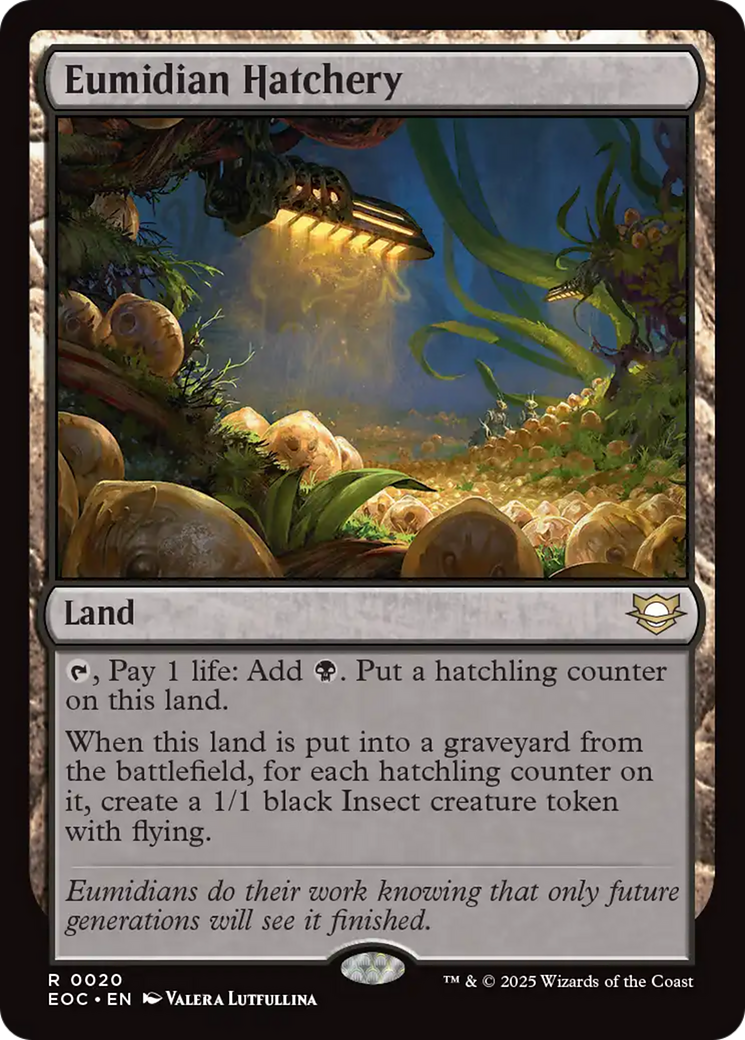 Eumidian Hatchery [Edge of Eternities Commander] | Cards and Coasters CA