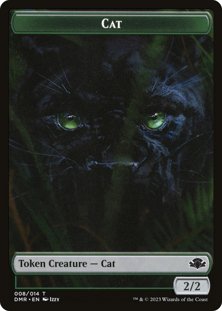 Cat Token (008) [Dominaria Remastered Tokens] | Cards and Coasters CA