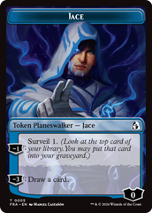 Illusion // Jace Double-Sided Token [Reality Fracture Tokens] | Cards and Coasters CA