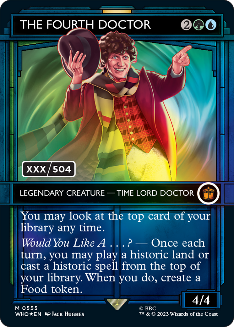 The Fourth Doctor (Serialized) [Doctor Who] | Cards and Coasters CA