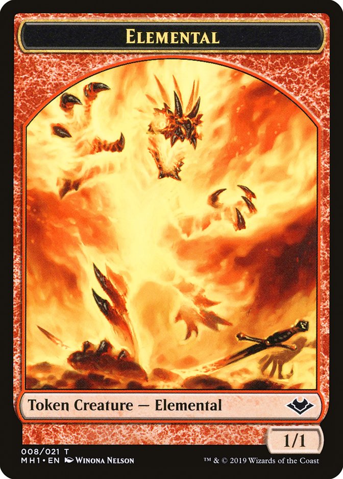 Elemental Token (008/021) [Modern Horizons Tokens] | Cards and Coasters CA