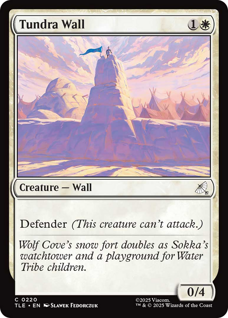 Tundra Wall [Avatar: The Last Airbender: Eternal-Legal] | Cards and Coasters CA