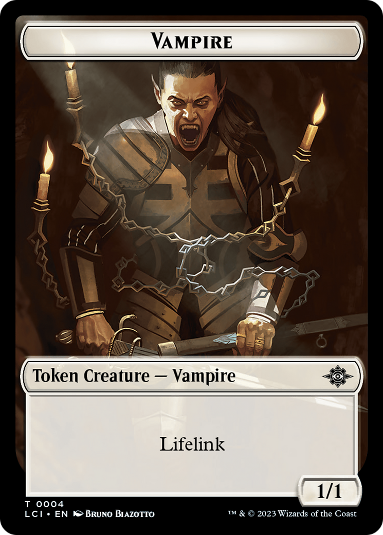 Vampire Token [The Lost Caverns of Ixalan Tokens] | Cards and Coasters CA