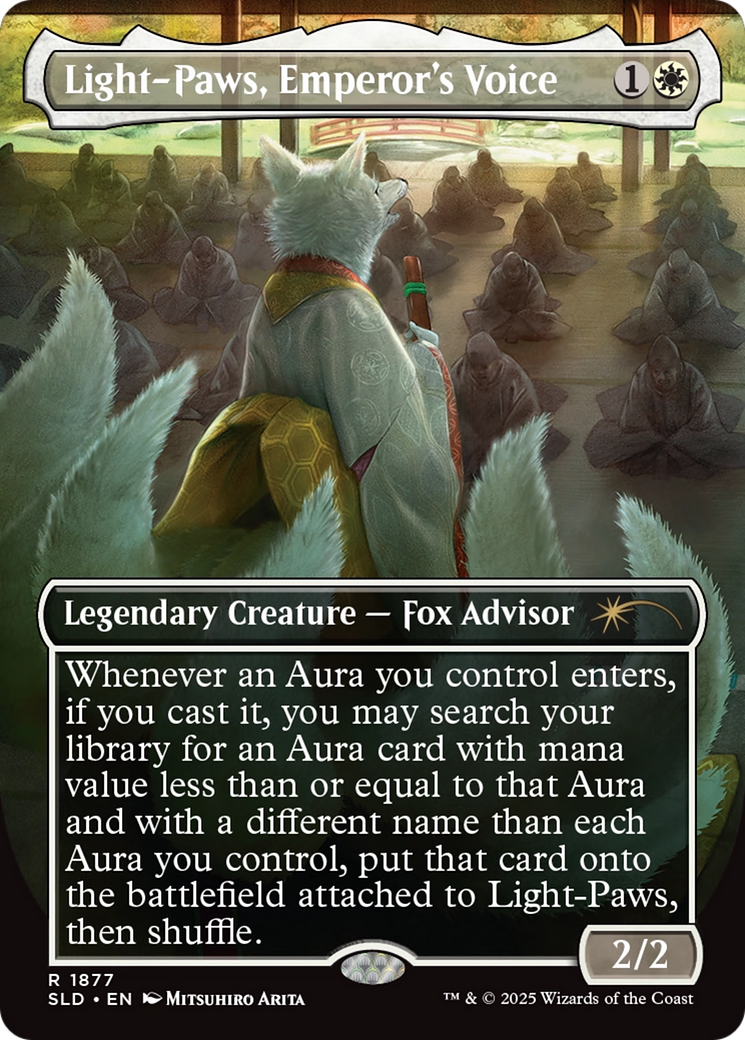 Light-Paws, Emperor's Voice (Rainbow Foil) [Secret Lair Drop Series] | Cards and Coasters CA