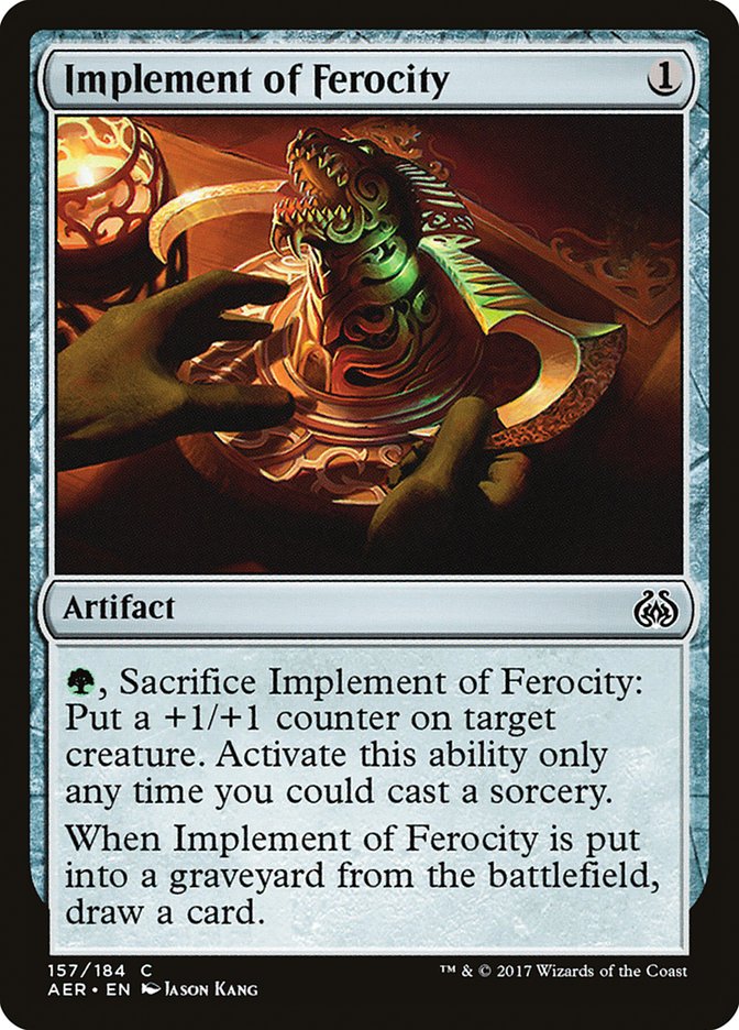 Implement of Ferocity [Aether Revolt] | Cards and Coasters CA