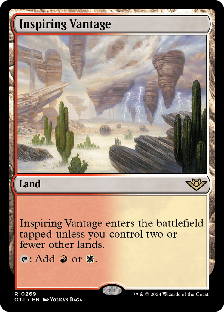 Inspiring Vantage [Outlaws of Thunder Junction] | Cards and Coasters CA