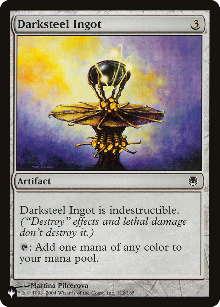 Darksteel Ingot [The List Reprints] | Cards and Coasters CA