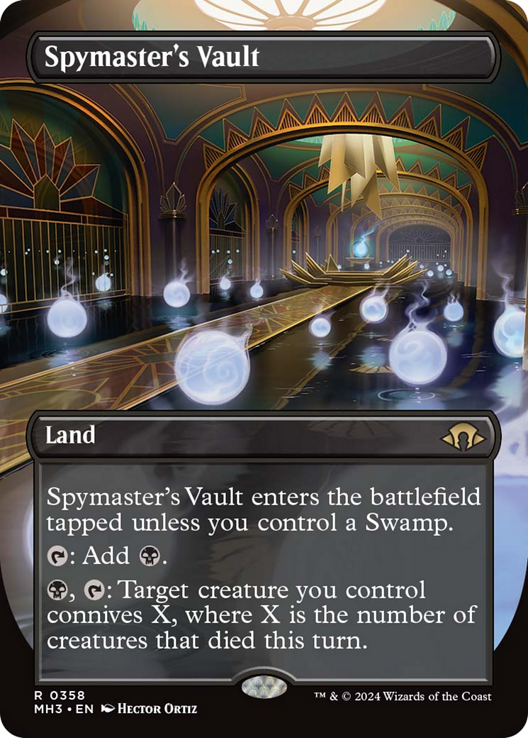 Spymaster's Vault (Borderless) [Modern Horizons 3] | Cards and Coasters CA