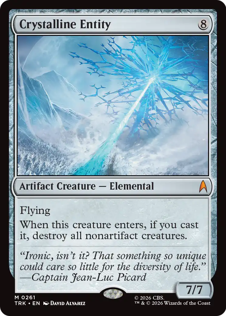 Crystalline Entity [Star Trek] | Cards and Coasters CA