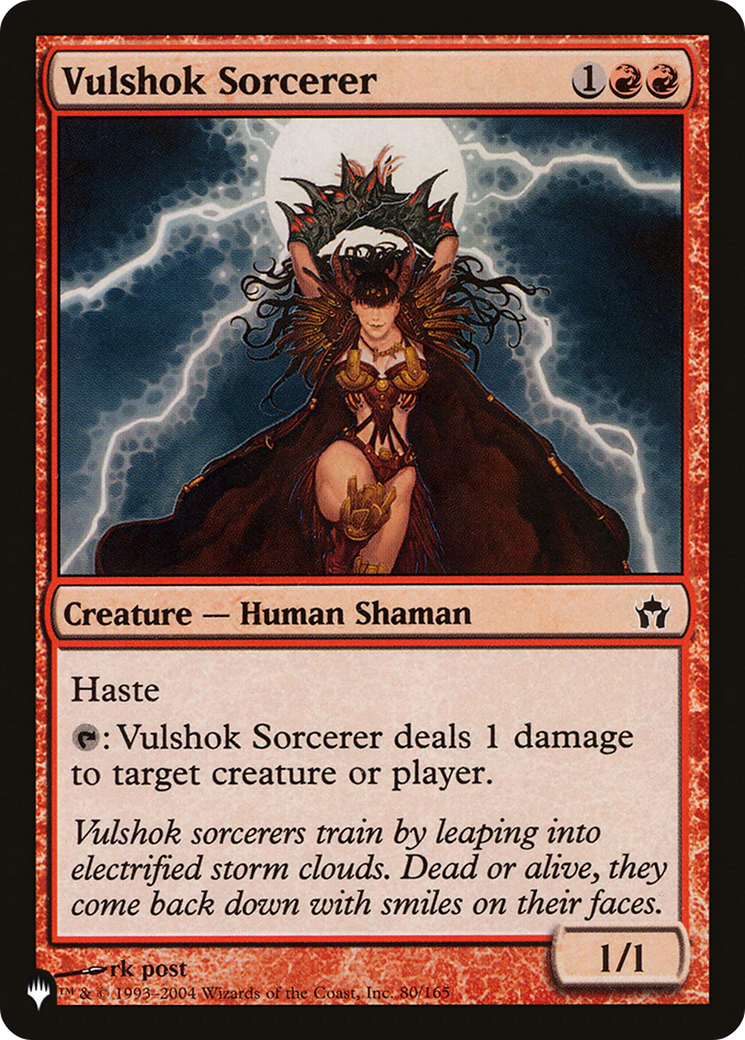 Vulshok Sorcerer [The List] | Cards and Coasters CA
