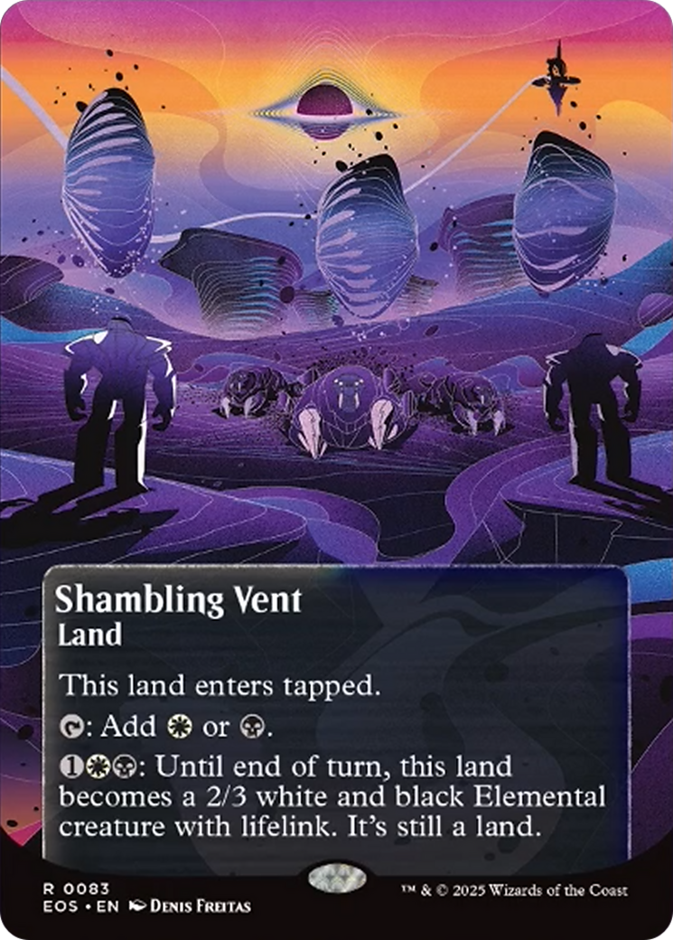 Shambling Vent (0083) (Borderless) [Edge of Eternities: Stellar Sights] | Cards and Coasters CA