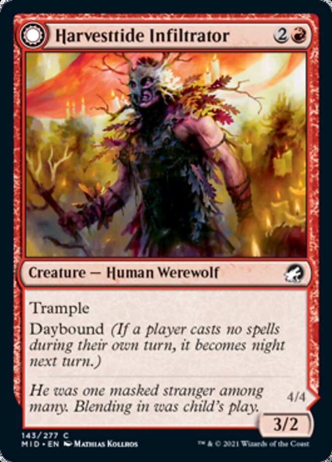 Harvesttide Infiltrator // Harvesttide Assailant [Innistrad: Midnight Hunt] | Cards and Coasters CA