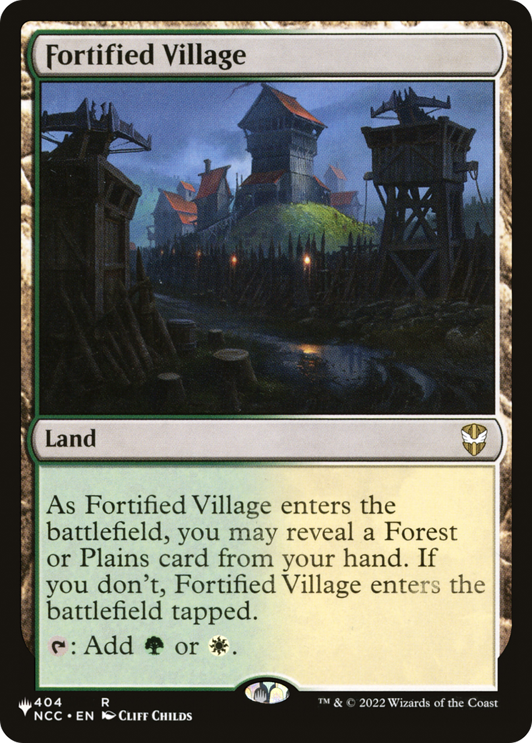 Fortified Village [The List] | Cards and Coasters CA