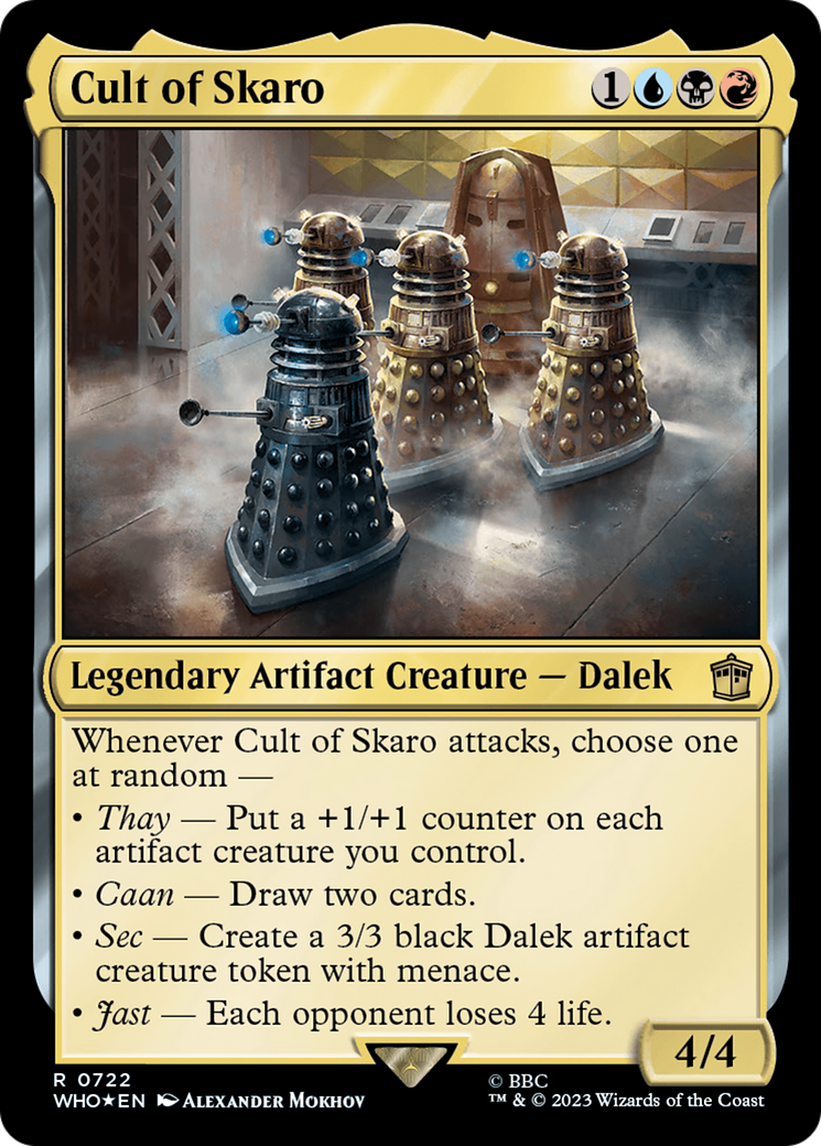 Cult of Skaro (Surge Foil) [Doctor Who] | Cards and Coasters CA