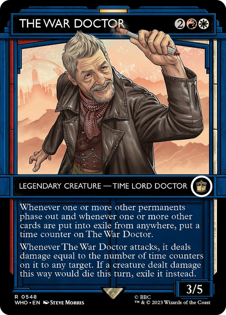The War Doctor (Showcase) [Doctor Who] | Cards and Coasters CA