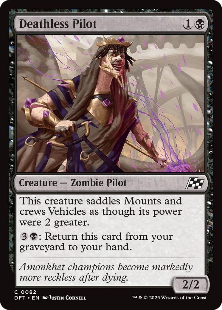 Deathless Pilot [Aetherdrift] | Cards and Coasters CA