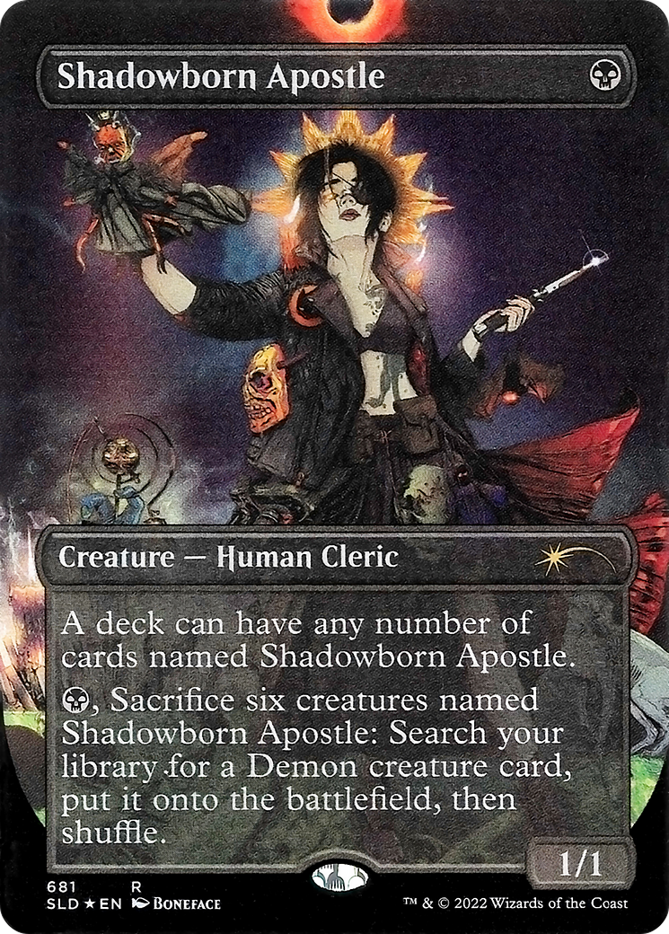 Shadowborn Apostle (681) (Borderless) [Secret Lair Drop Promos] | Cards and Coasters CA