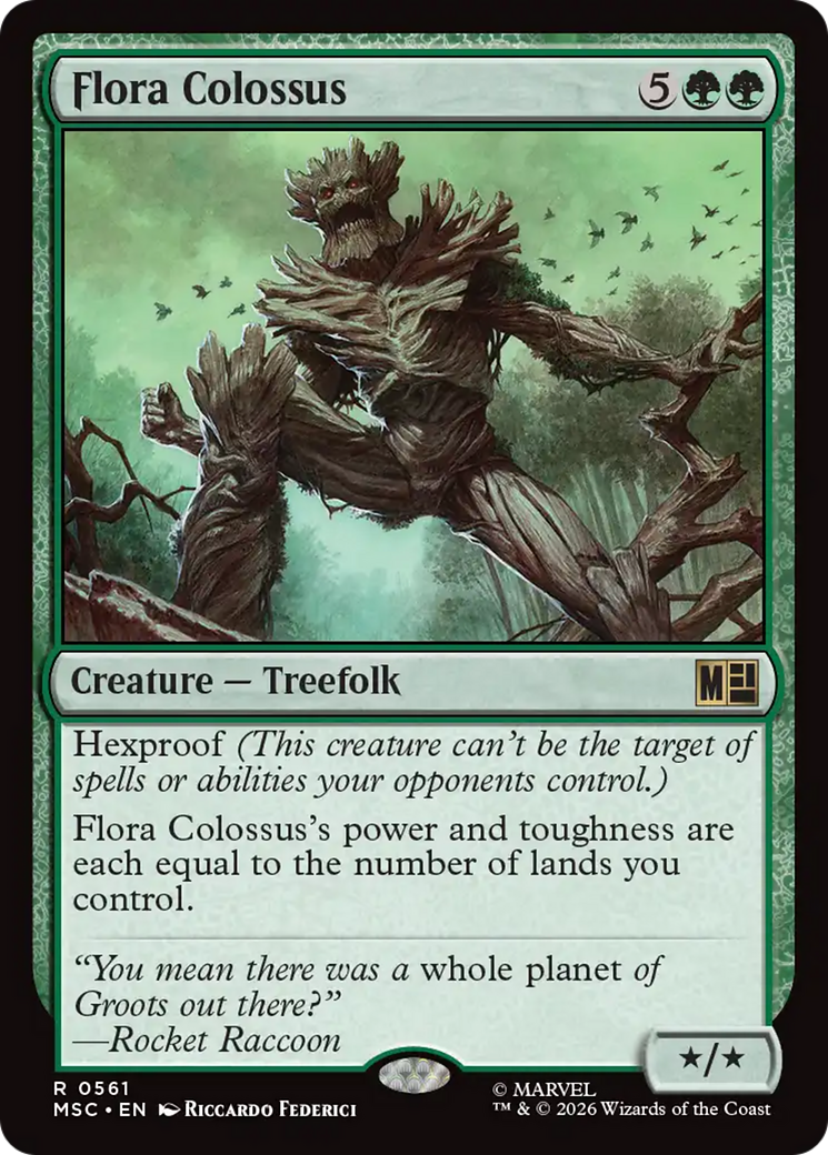 Flora Colossus [Marvel Super Heroes Commander] | Cards and Coasters CA
