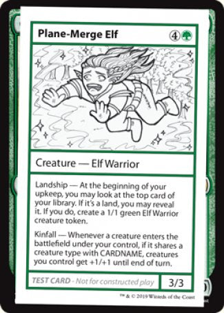 Plane-Merge Elf (2021 Edition) [Mystery Booster Playtest Cards] | Cards and Coasters CA