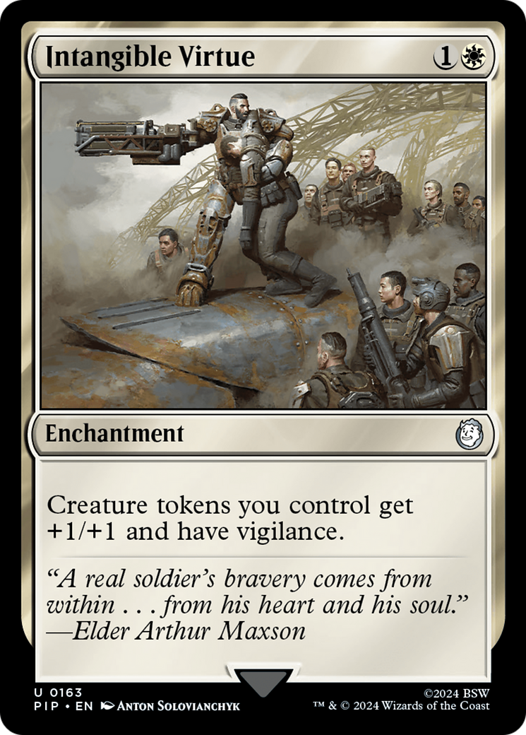 Intangible Virtue [Fallout] | Cards and Coasters CA