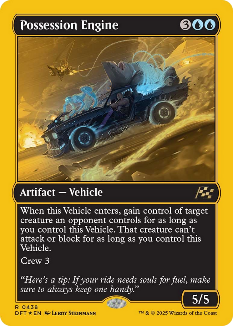 Possession Engine (First-Place Foil) [Aetherdrift] | Cards and Coasters CA