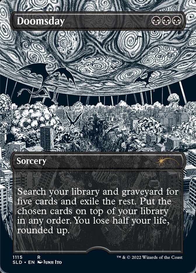 Doomsday (Borderless Etched Foil) [Secret Lair Drop Series] | Cards and Coasters CA
