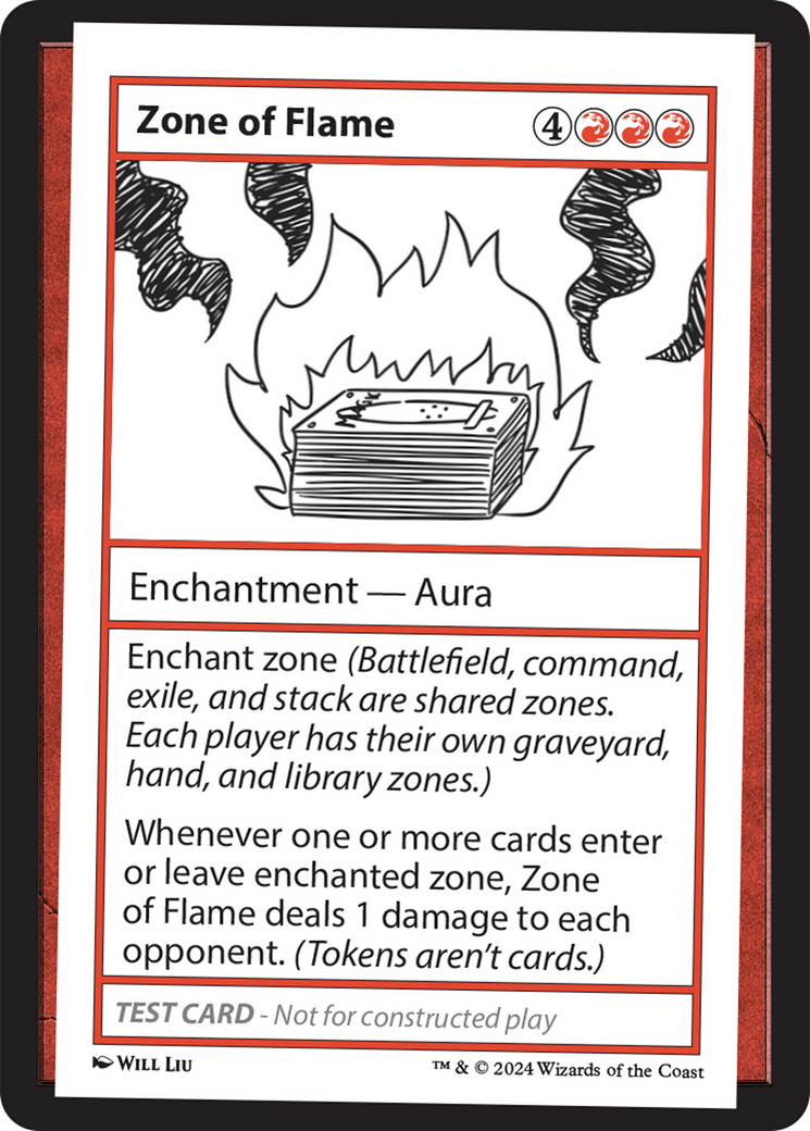 Zone of Flame [Mystery Booster 2 Playtest Cards] | Cards and Coasters CA