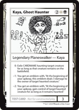 Kaya, Ghost Haunter (2021 Edition) [Mystery Booster Playtest Cards] | Cards and Coasters CA