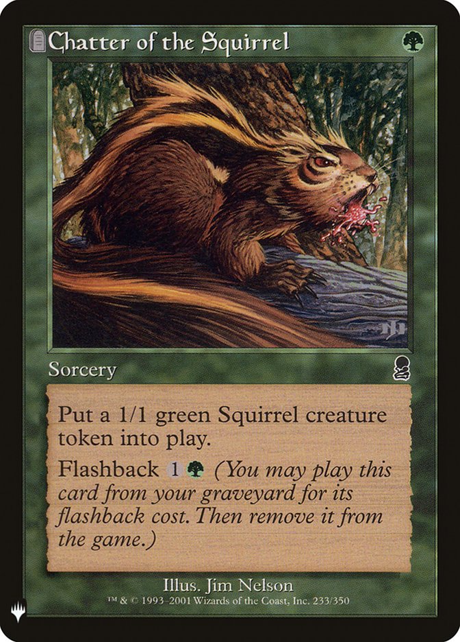 Chatter of the Squirrel [Mystery Booster] | Cards and Coasters CA