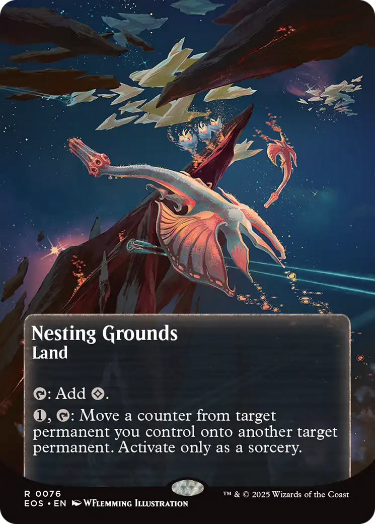 Nesting Grounds (0076) (Borderless) [Edge of Eternities: Stellar Sights] | Cards and Coasters CA