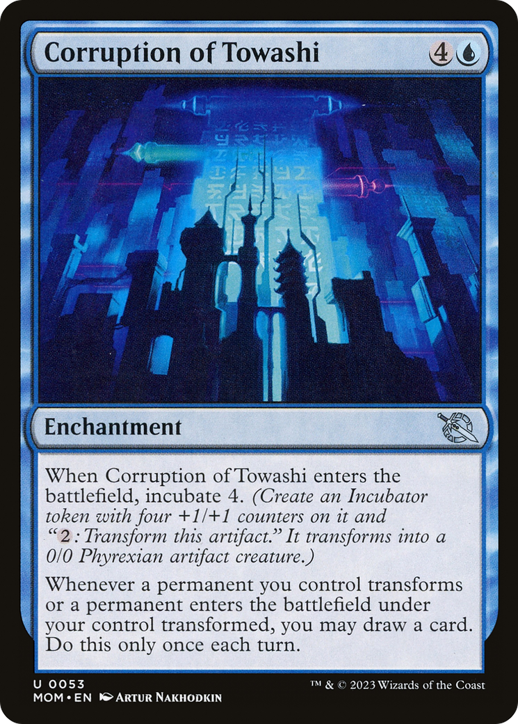 Corruption of Towashi [March of the Machine] | Cards and Coasters CA