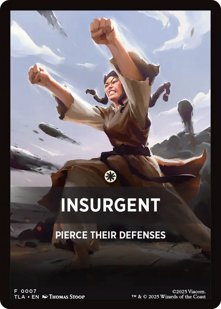 Insurgent Theme Card [Avatar: The Last Airbender Tokens] | Cards and Coasters CA
