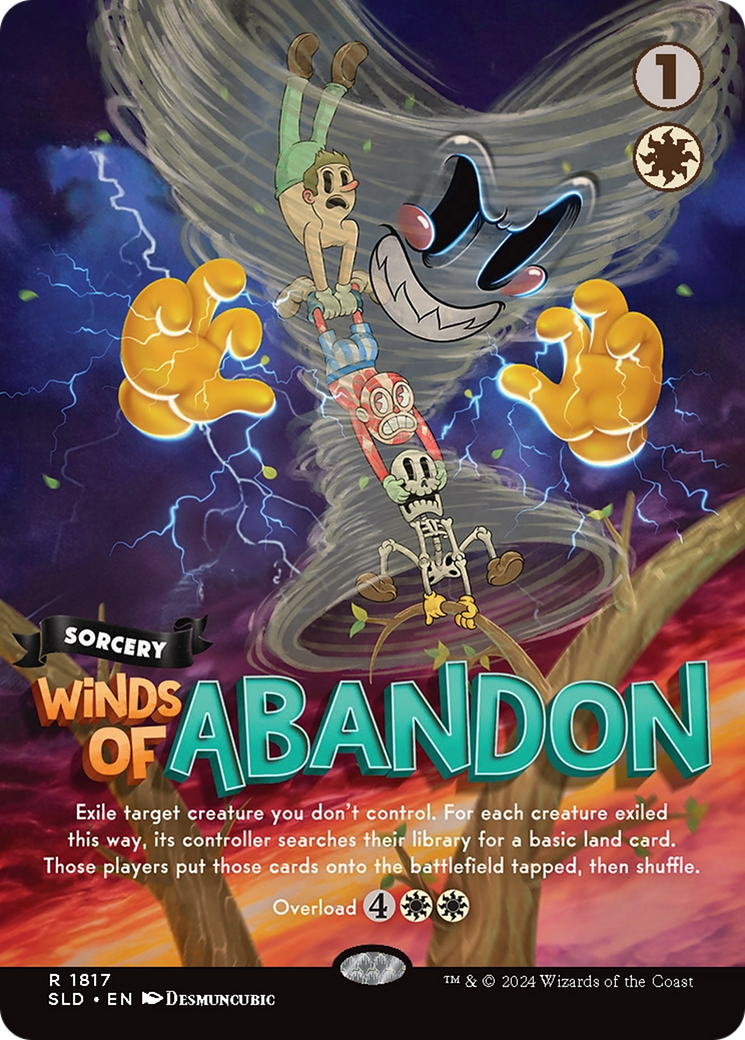 Winds of Abandon (Rainbow Foil) [Secret Lair Drop Series] | Cards and Coasters CA
