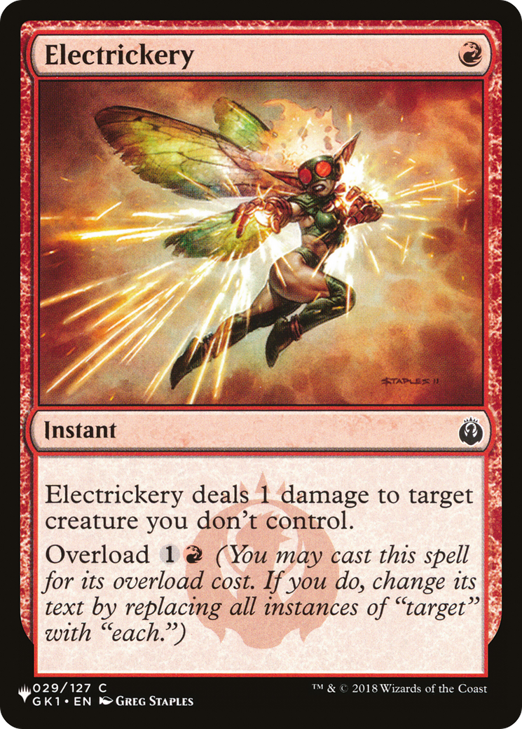 Electrickery [The List Reprints] | Cards and Coasters CA