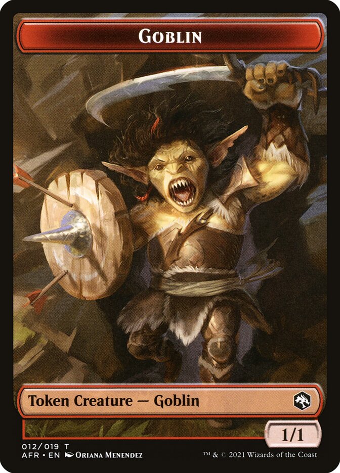 Lost Mine of Phandelver // Goblin Double-Sided Token [Dungeons & Dragons: Adventures in the Forgotten Realms Tokens] | Cards and Coasters CA