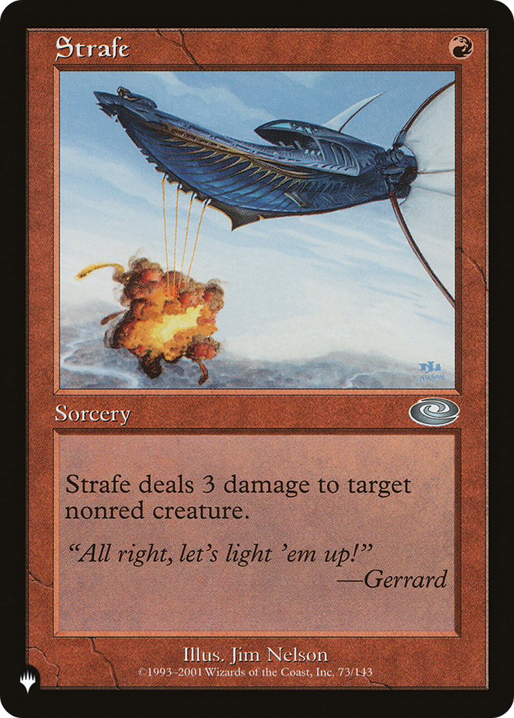 Strafe [The List Reprints] | Cards and Coasters CA