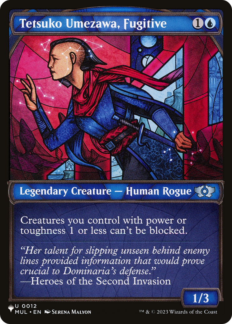 Tetsuko Umezawa, Fugitive (MUL) [The List] | Cards and Coasters CA