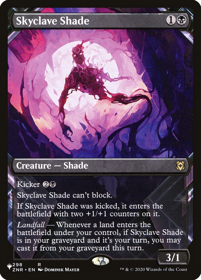 Skyclave Shade (Showcase) [The List] | Cards and Coasters CA