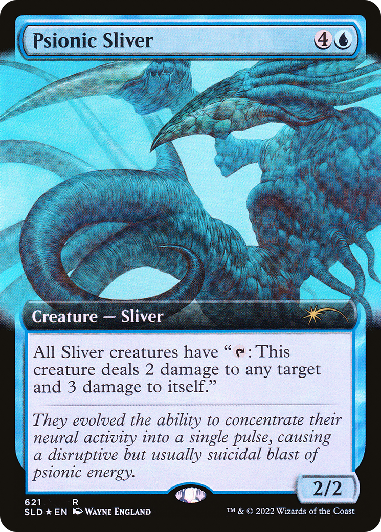 Psionic Sliver (Extended Art) [Secret Lair Drop Promos] | Cards and Coasters CA