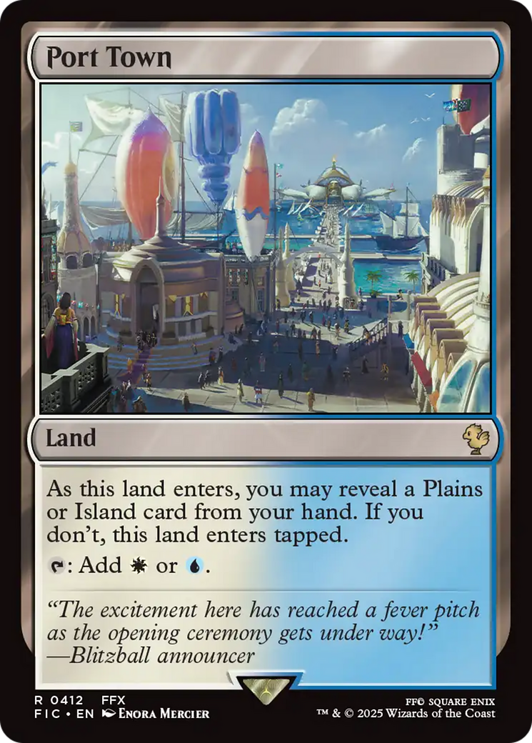 Port Town [FINAL FANTASY Commander] | Cards and Coasters CA