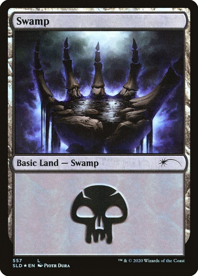 Swamp (Discarding) (557) [Secret Lair Drop Promos] | Cards and Coasters CA