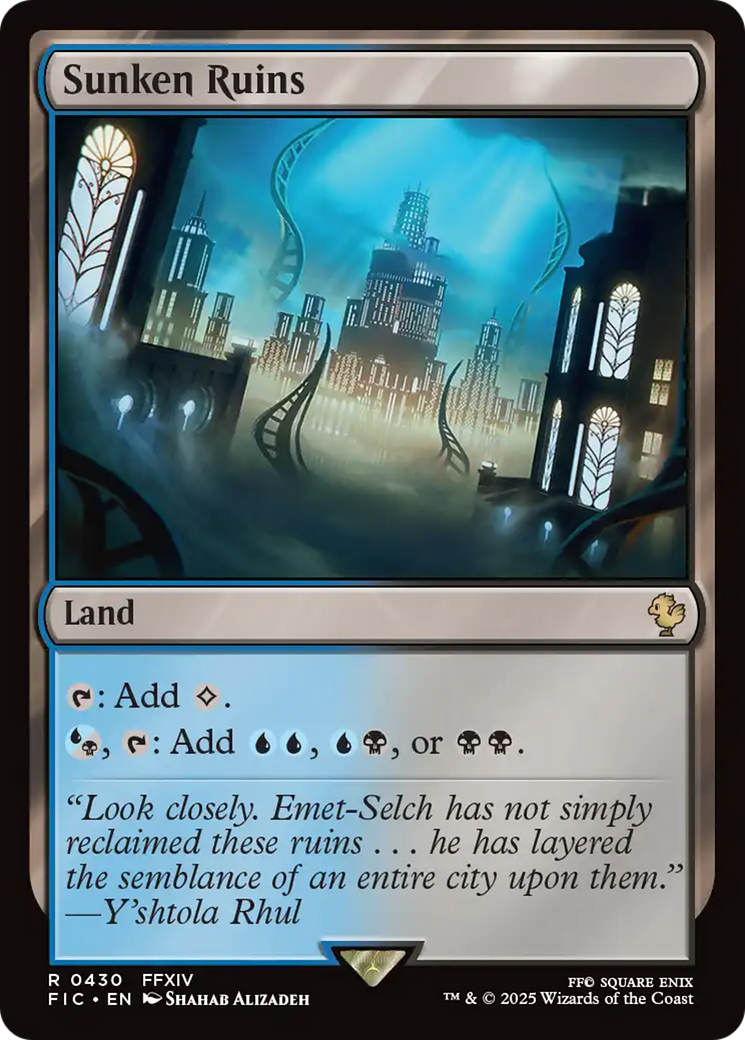 Sunken Ruins [FINAL FANTASY Commander] | Cards and Coasters CA