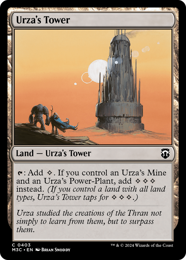 Urza's Tower (Ripple Foil) [Modern Horizons 3 Commander] | Cards and Coasters CA