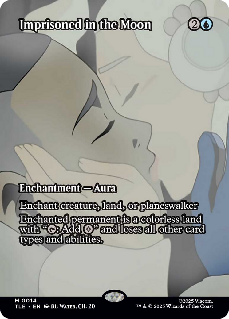 Imprisoned in the Moon (Borderless) [Avatar: The Last Airbender: Eternal-Legal] | Cards and Coasters CA