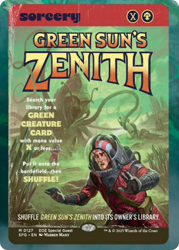 Green Sun's Zenith (Showcase) [Edge of Eternities Special Guests] | Cards and Coasters CA