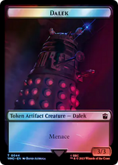 Dalek // Food (0057) Double-Sided Token (Surge Foil) [Doctor Who Tokens] | Cards and Coasters CA