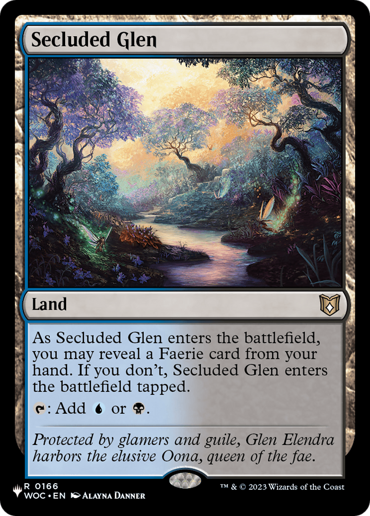 Secluded Glen (WOC) [The List] | Cards and Coasters CA