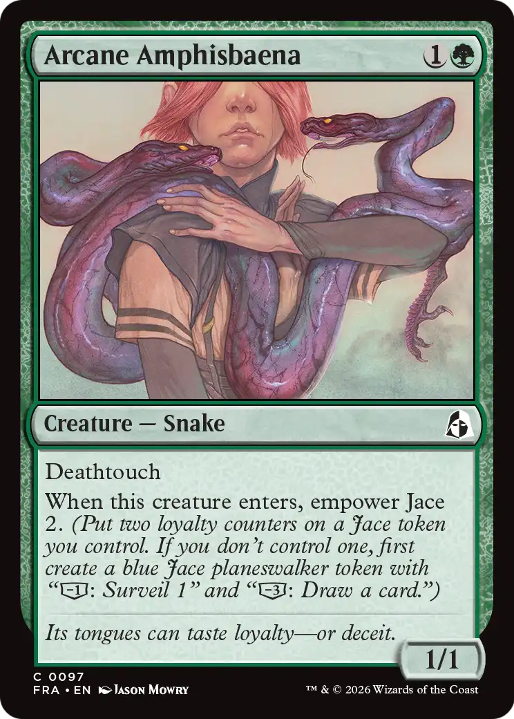 Arcane Amphisbaena [Reality Fracture] | Cards and Coasters CA